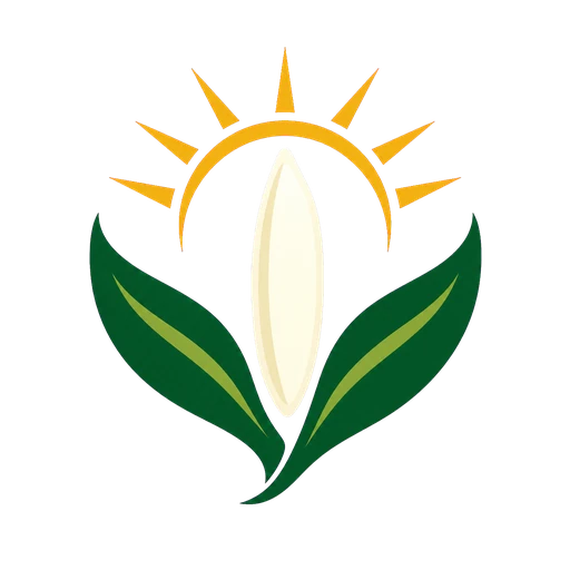 UrbanFresh rice grain and sunrise logo